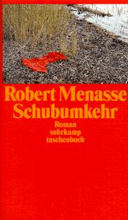 Cover of: Schubumkehr. by Robert Menasse