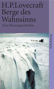 Cover of: Berge des Wahnsinns. Eine Horrorgeschichte. by H.P. Lovecraft