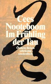 Cover of: Im Frühling der Tau by Cees Nooteboom, Cees Nooteboom