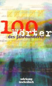 Cover of: Die hundert (100) Wörter des Jahrhunderts. by 