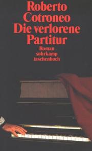 Cover of: Die verlorene Partitur.