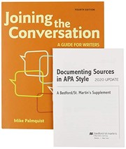 Cover of: Joining the Conversation & Documenting Sources in APA Style: 2020 Update