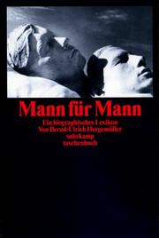 Cover of: Mann für Mann