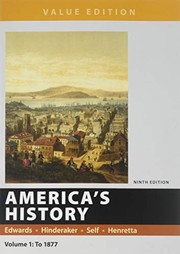 Cover of: America’s History, Value Edition, 9e, Volume 1 & LaunchPad for America's History and America's History: Concise Edition 9e