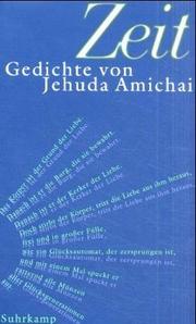 Cover of: Zeit. by Yehuda Amichai
