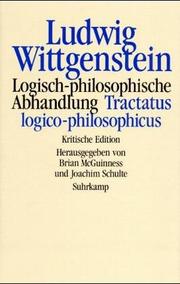 Cover of: Logisch-philosophische Abhandlung by Ludwig Wittgenstein, Ludwig Wittgenstein