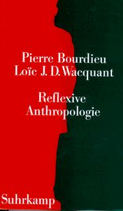 Cover of: Reflexive Anthropologie.