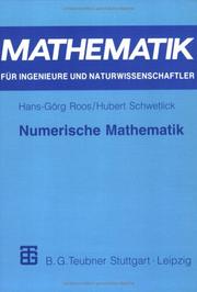 Cover of: Numerische Mathematik. Das Grundwissen für jedermann.