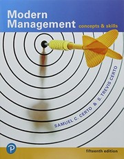 Modern management by Samuel C. Certo