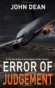 Cover of: ERROR OF JUDGEMENT: A cold case ignites in this gripping murder mystery