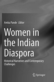 Cover of: Women in the Indian Diaspora by Amba Pande