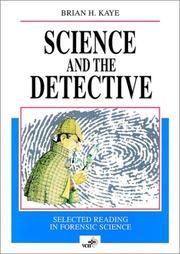 Science and the Detective by Brian H. Kaye
