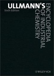 Cover of: Ullmann's encyclopedia of industrial chemistry