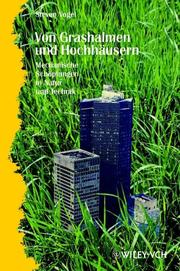 Cover of: Von Grashalmen & Hochhausern by Vogel