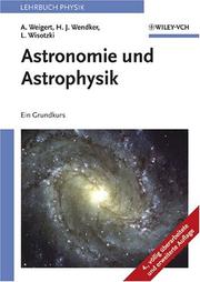 Cover of: Astronomie Und Astrophysik