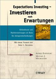 Cover of: Expectations Investing by Michael J. Mauboussin, Alfred Rappaport, Alfred Rappaport, Michael J. Mauboussin