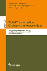 Cover of: Digital Transformation : Challenges and Opportunities
