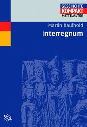 Cover of: Interregnum.