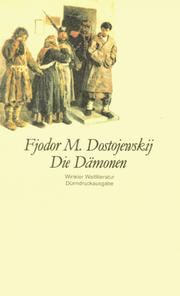 Cover of: Die Dämonen by Фёдор Михайлович Достоевский