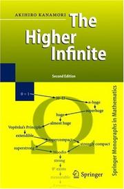 Cover of: The higher infinite