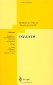 Cover of: KdV & KAM (Ergebnisse der Mathematik und ihrer Grenzgebiete. 3. Folge / A Series of Modern Surveys in Mathematics) | Thomas Kappeler