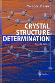 Cover of: Crystal Structure Determination by Werner Massa