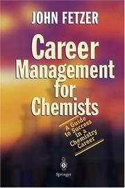 Cover of: Career Management for Chemists by John Fetzer