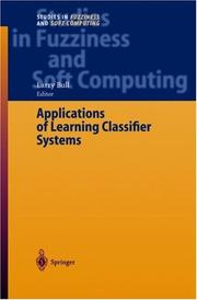 Cover of: Applications of Learning Classifier Systems