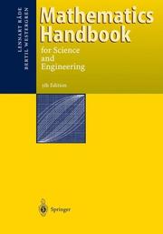 Cover of: Mathematics Handbook for Science and Engineering by Lennart Rade, Bertil Westergren