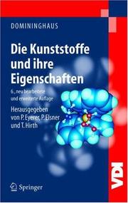Cover of: Kunststoffe by Hans Domininghaus