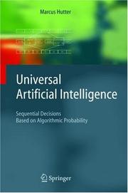 Cover of: Universal Artificial Intelligence by Marcus Hutter