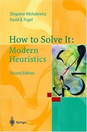 Cover of: How to solve it: modern heuristics