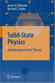 Cover of: Solid-State Physics: Introduction to the Theory