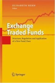 Cover of: Exchange Traded Funds by Elisabeth Hehn