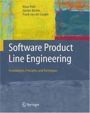 Cover of: Software Product Line Engineering: Foundations, Principles and Techniques