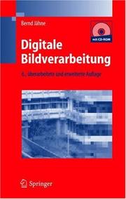 Cover of: Digitale Bildverarbeitung by Bernd Jähne