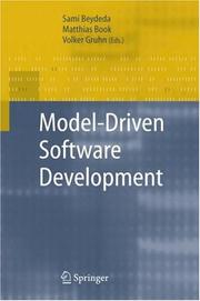 Model-driven software development by Volker Gruhn