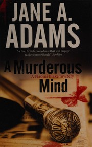 Cover of: A murderous mind by Jane Adams