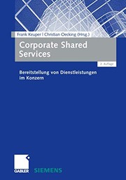 Cover of: Corporate Shared Services by Frank Keuper