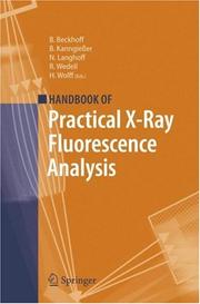 Cover of: Handbook of Practical X-Ray Fluorescence Analysis by 