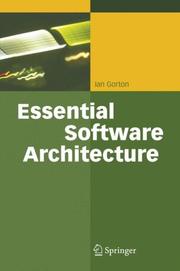 Cover of: Essential Software Architecture by Ian Gorton