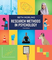 Cover of: Research Methods in Psychology by Beth Morling