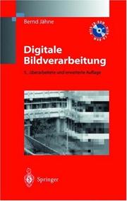 Cover of: Digitale Bildverarbeitung by Bernd Jähne