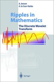 Ripples in mathematics by A. Jensen, A. Jensen, Anders la Cour-Harbo