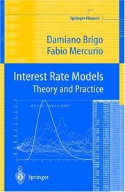 Cover of: Interest Rate Models