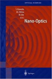 Cover of: Nano-Optics by 