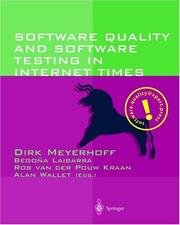 Cover of: Software Quality and Software Testing in Internet Times (High-tech Software Quality Management)