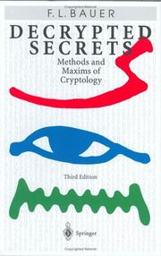 Cover of: Decrypted Secrets