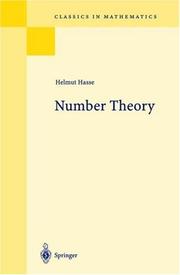 Number theory by Hasse, Helmut