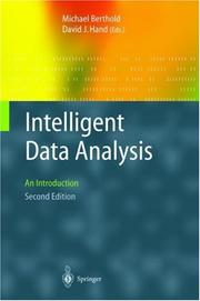 Cover of: Intelligent data analysis by editors, Michael Berthold, David J. Hand.